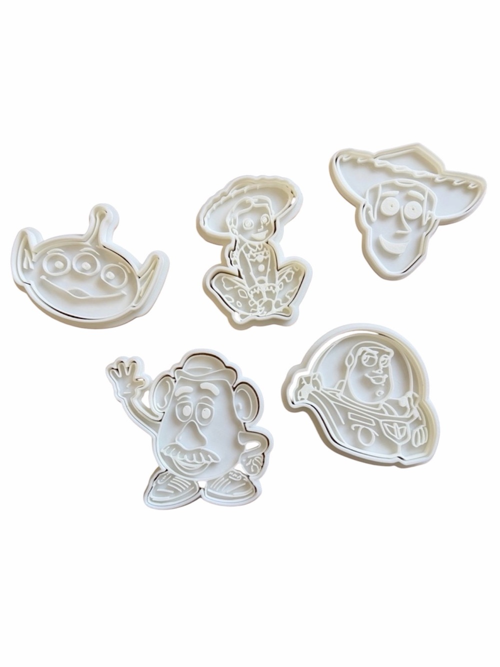 Toy Story Cookie Cutters & Stamps Set 3D Printed